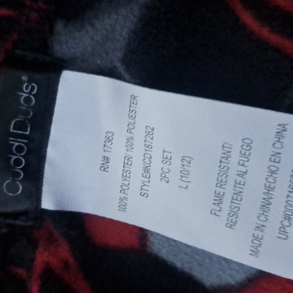 FLEECE PAJAMA PANTS L 10-12 SPORTS FOOTBALL BASKETBALL SOCCER - Picture 2 of 2